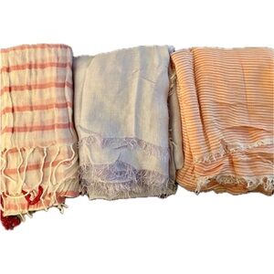 Set of Three Beautiful Scarves